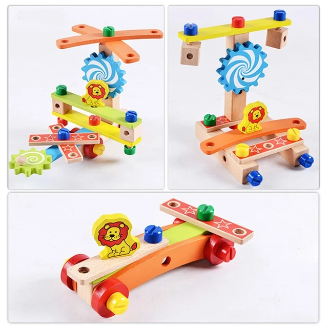 Simulation Chair Building Block Toy Montessori Pretend Game STEM Toy DIY Creative Stacking Block Toddler Learning Set 1