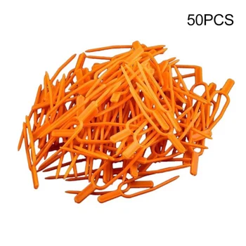 

50pcs Plastic Plant climbing Support Clips Plant vine holder for Flower Strawberry seedling Tomato Garden Buildings supplies