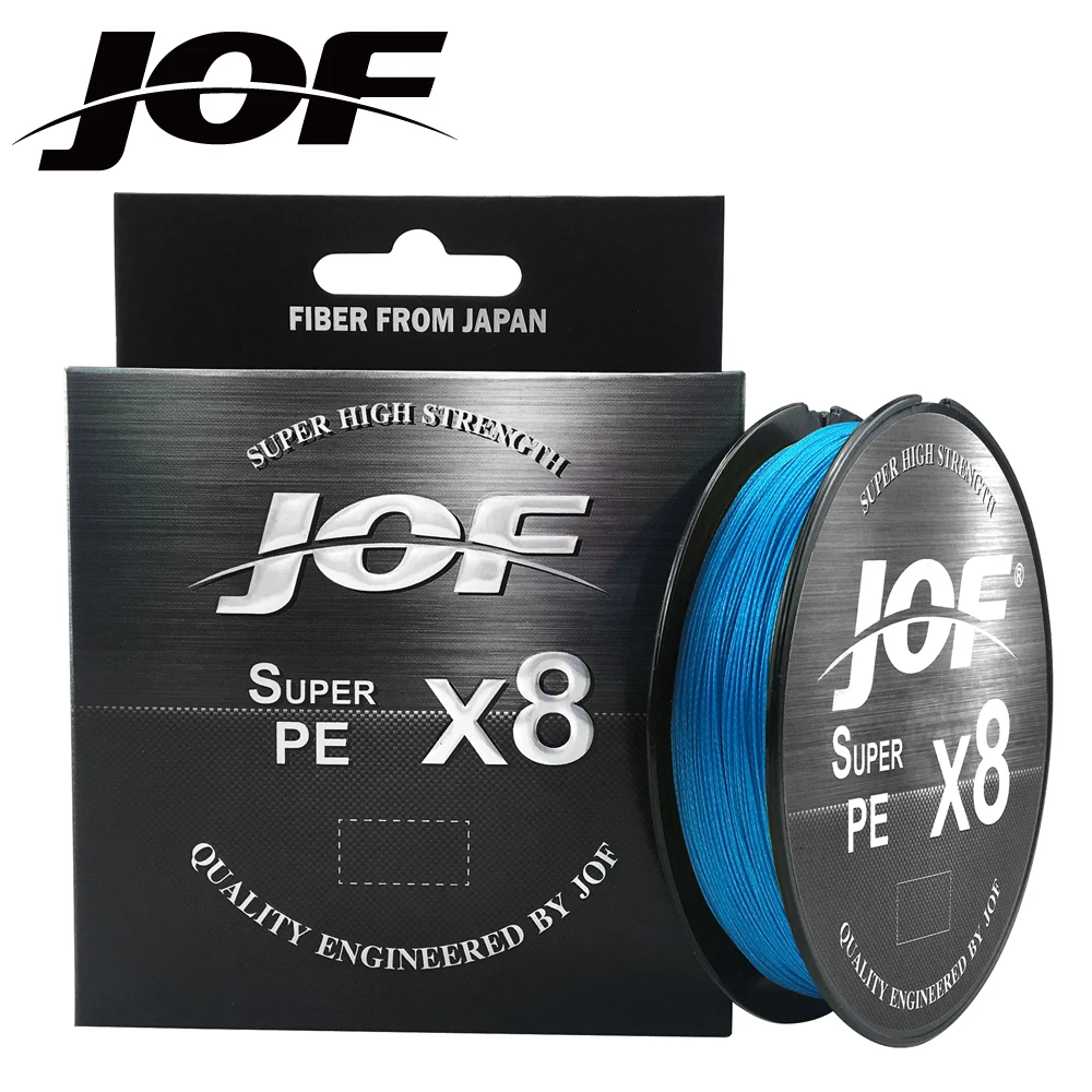 JOF X8 плетеная рыболовная леска 500 м 8 нитей широкий угол технология