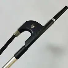 1 шт. сильный Сбалансированный углеродного волокна двойной бас лук 4/4 с черными волосами или лук с Чехол