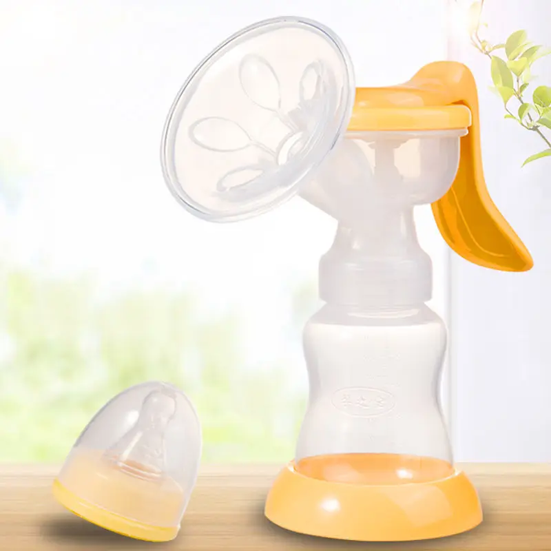 

A Pieces of Hair Manual Breast Pump Large Suction Painless Maternal Postpartum Supplies Milking Breast Unplug Non-Electric