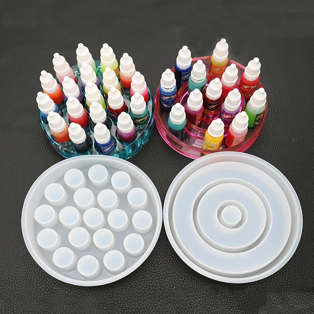 

DIY Hand-made Glue Mold Transparent Silicone Crystal Epoxy Mold Color Storage Box Lipstick Storage Box Resin HandmadeMold