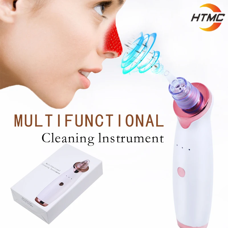 

HTMC Electric Blackhead Remover Pore Vacuum Suction Diamond Dermabrasion Face Cleaner Machine Whitening maintenance