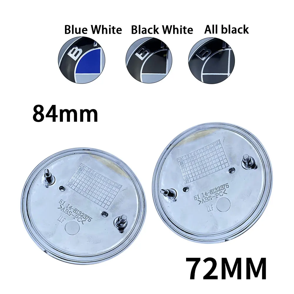 10pcs 82mm 74mm Car Emblem Badge Hood Front Rear Trunk Logo For E46 E39 E38 E90 E60 Z3 Z4 X3 X5 X6 51148132375 | Автомобили и