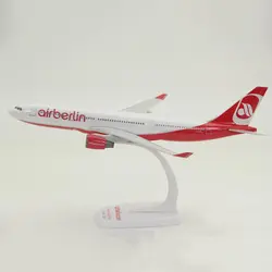 30 см масштаб 1:200 Airbus A330-200 модель Air Берлинская авиакомпания воздушный путь с базой смолы самолет коллекционный дисплей коллекция игрушек