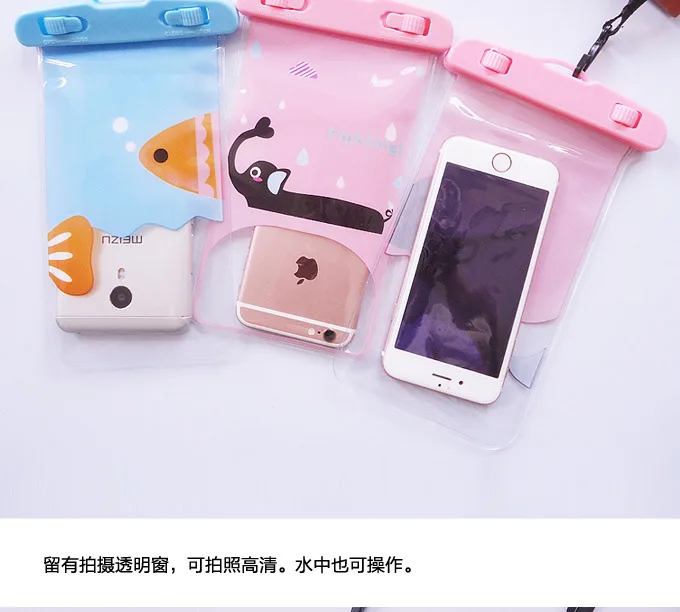 Водонепроницаемый чехол для телефона iPhone 7/6 Plus чехол для дайвинга универсальный для плавания Горячие пружины фотосессия сенсорный экран водонепроницаемый чехол 8