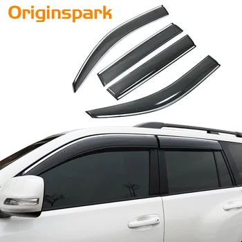 

Suitable for 10-2019 Toyota Land Cruiser Prado LC150 4pcs chrome-plated sunshade