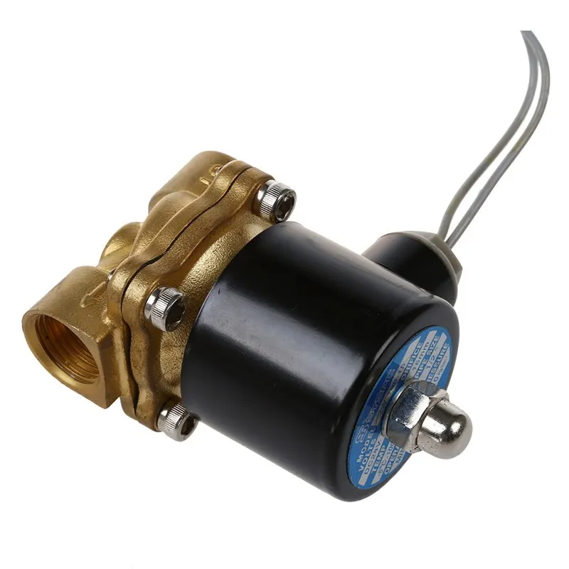 Промо-акция! 2W-160-15 DC 24V 16mm Pore 1/" двухсторонний Соленоидный клапан