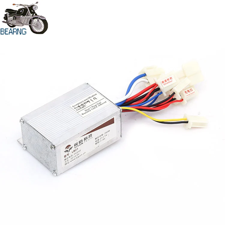 1 предмет 24V 36V 360W 500W 800W контроллер щетки двигателя YK31C 2 Скорость YIYUN велосипеда с