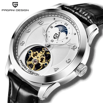 

PAGANI 2019 new men watches high-end luxury watch mechanical automatic watch men Tourbillon moon phase watch Relogio Masculino