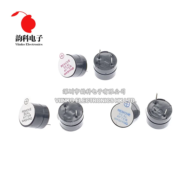 

10pcs 3v 5v 12v Active Buzzer Magnetic Long Continous Beep Tone 12*9.5mm Divided