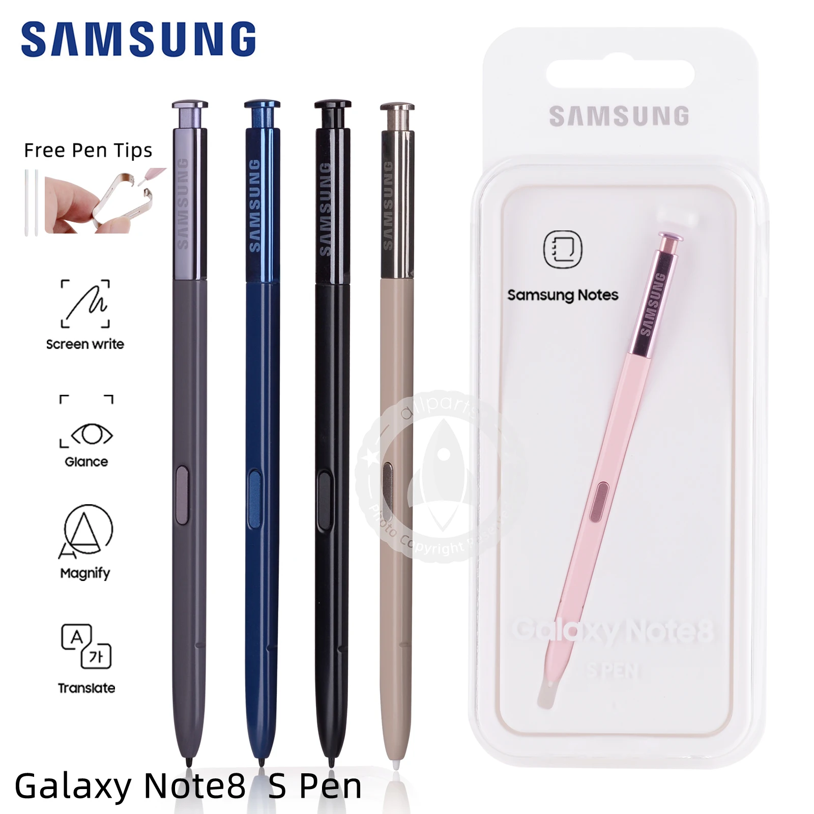 

100% Original Stylus Pen For SAMSUNG Galaxy Note 9 S Pen Note9 EJ-PN960 Touch Pen for SAMSUNG Galaxy Note 8 S Pen Note8 EJ-PN950