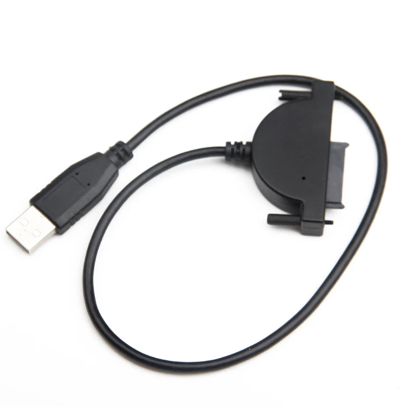 

USB 2.0 to 7+6 13Pin SATA Laptop CD/DVD/Blu-ray Optical Drive Adapter Cable