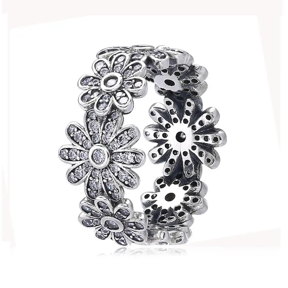 

Ajax 925 Sterling Silver Simple Jewelry Suitable For An Engagement Wedding Elegant Fashion Daisy Ring As The Best Gift For Women
