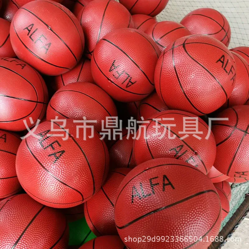 Детская надувная игрушка винил маленький баскетбольный мяч 16 см резиновый мяч Детская игрушка ПВХ баскетбол