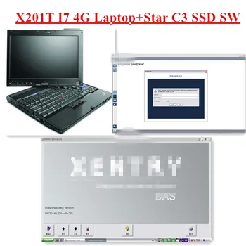 

MB STAR C3 Laptop X201T I7 With Star C3 SSD Software Latest V2015.07 for MB Star Diagnosis C4 SD High Quality DHL Free Gift