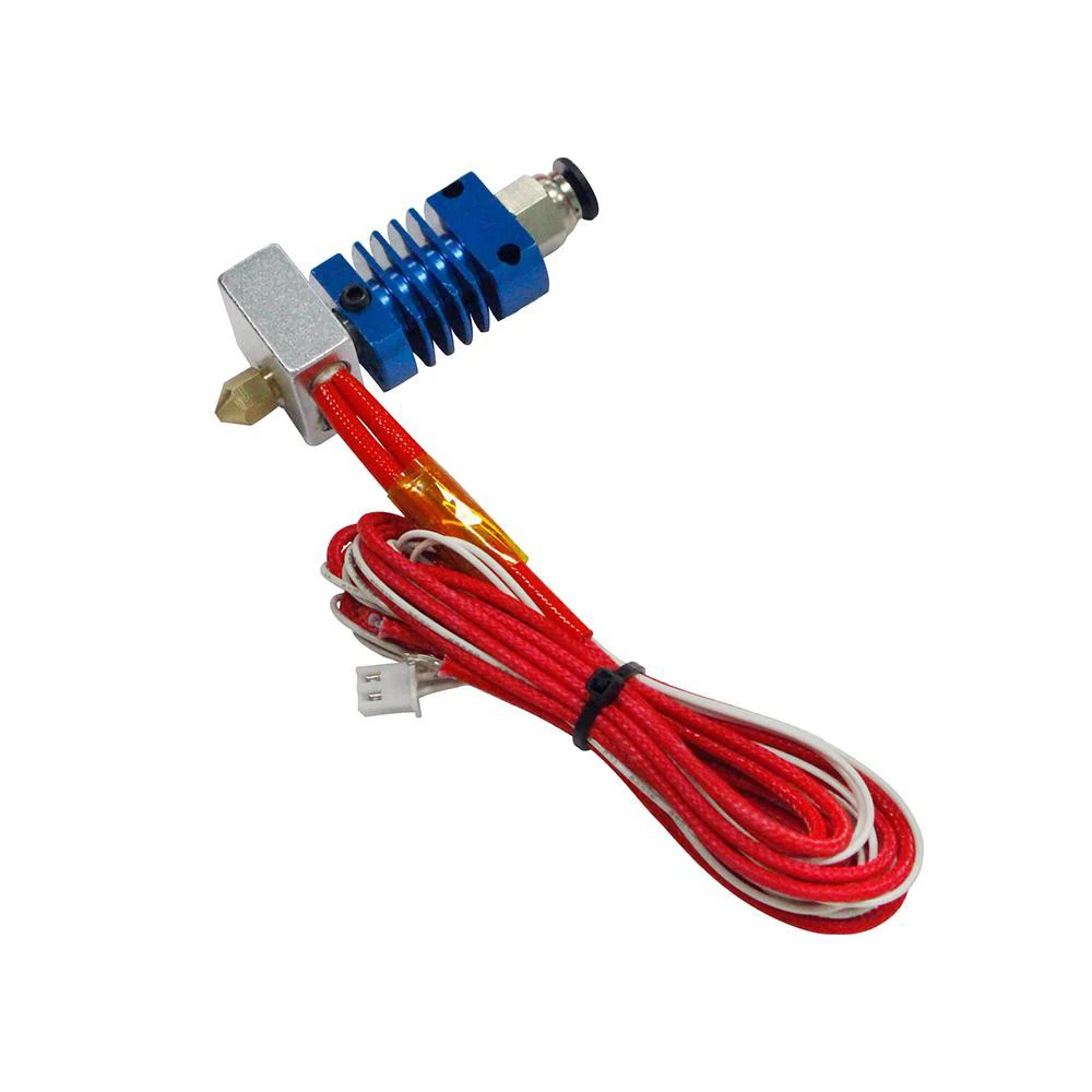 Цельнометаллический j-головка Hotend дистанционный экструдер комплект для V6 1,75 мм нити 3D принтеры часть блок термисторы Боуден части сопла 0,4