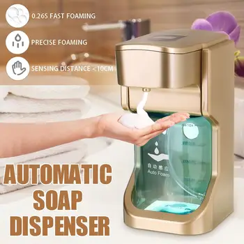 

Xueqin 500ML Automatic Liquid Soap Dispenser Infrared Sensing Touchless Dispensador Kitchen Bathroom Soap Dispenser Low Power