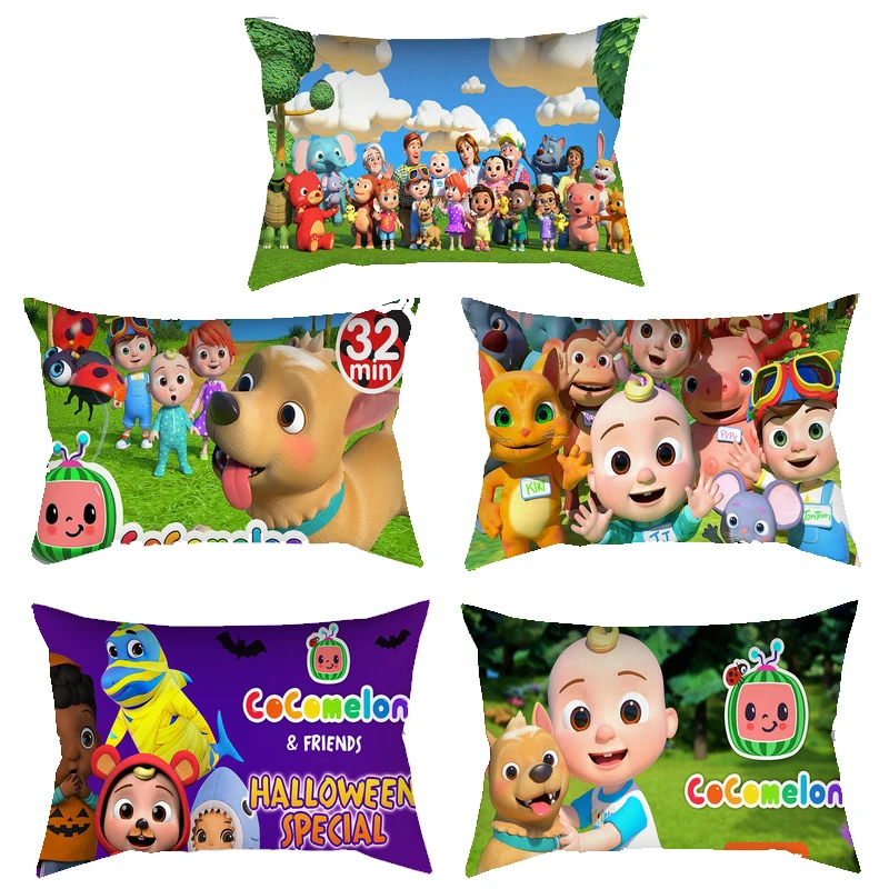 50*30 см чехол для подушки Cocomelon детские игрушки наволочка диванная подушка детской