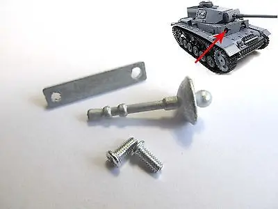 

Mato 1/16 German Panzer III RC Tank Upper Hull Metal Machine Gun MT101 TH00793-SMT4