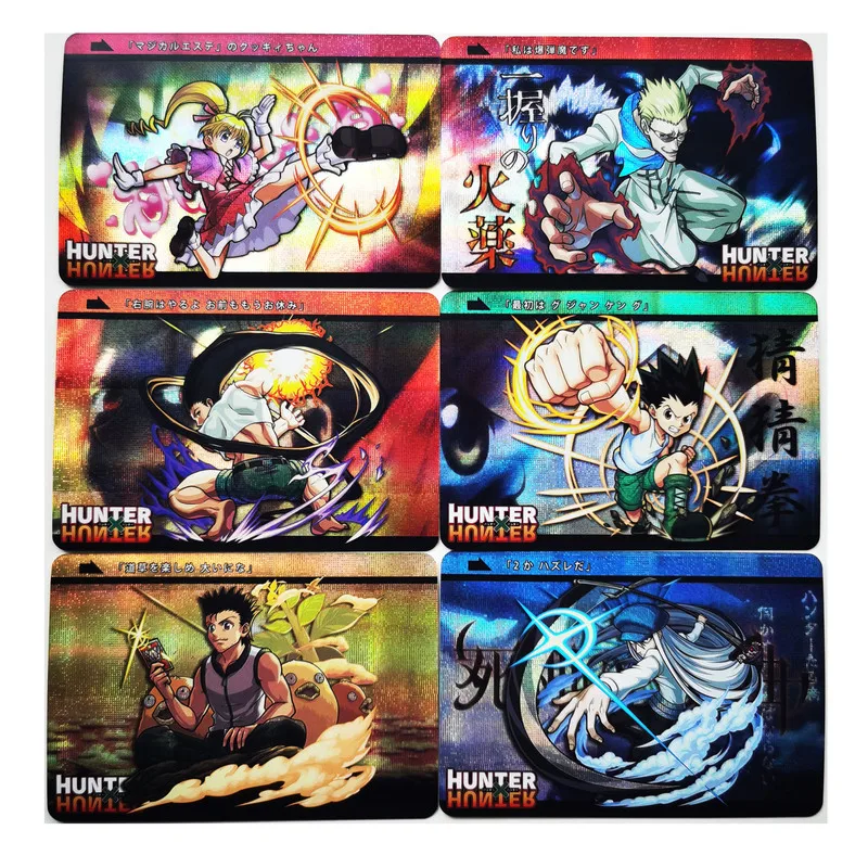 18pcs Set Hunterxhunter Hxh Phantom Troupe Skill Versus War Hisoka Kurapika Killua Zoldyck Game Collection Cards Game Collection Cards Aliexpress