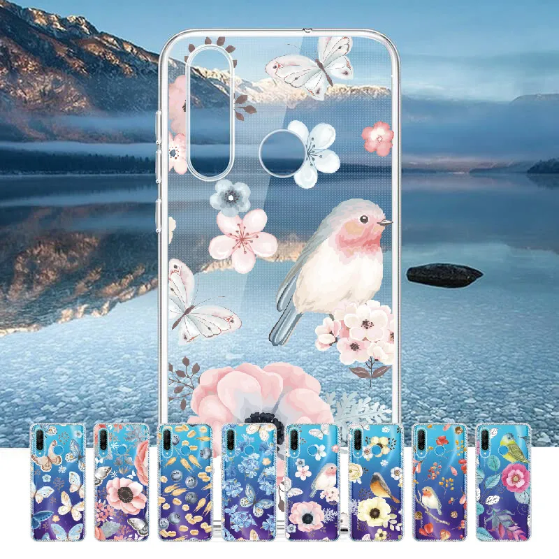 Винтажный цветочный осенний чехол для Huawei Honor Mate 10 20 Nova P20 P30 P40 P Smart из мягкого ТПУ