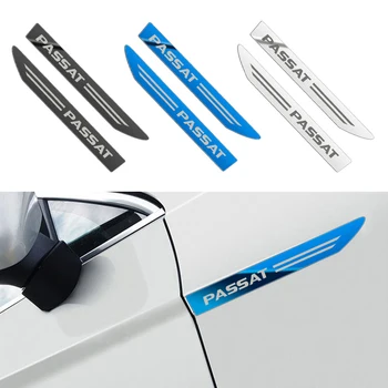 

Car decoration metal sticker leaf plate sticker blade side sticker For Volkswagen VW passat 2010-2020 car metal sticker