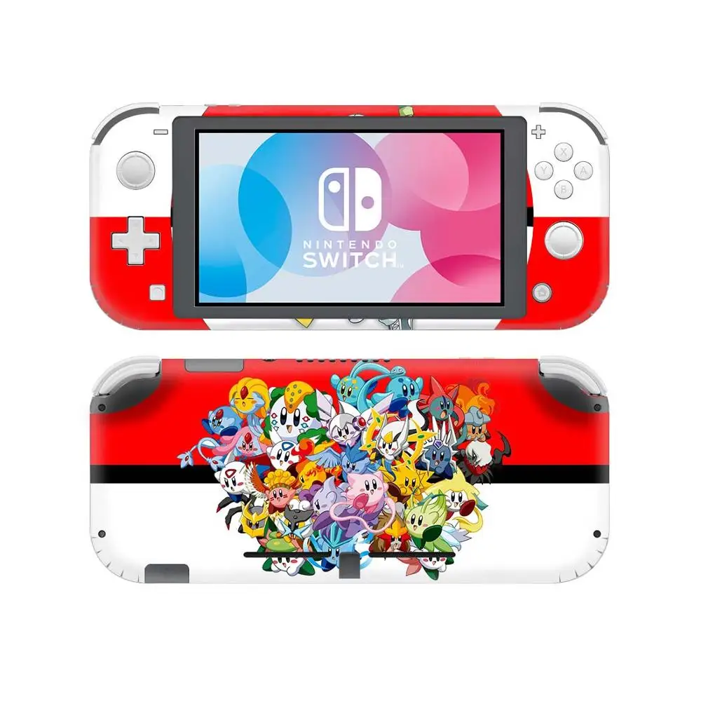 Наклейки Pokemons Go для nintendo Switch Lite консоли и контроллера Joy-con протектор переключатель Lite кожа виниловые наклейки - Цвет: YSNSL0216