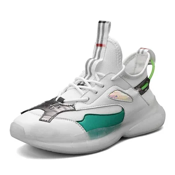 

Men Sneaker Mesh Breathable Soft Thick Bottom Durable Comfortable Simple Style Anti-Slip Classic Fashion Male Sneaker