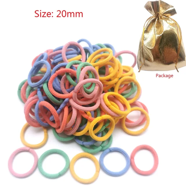 100 Piezas Gomas de Pelo,Gomas Pelo Niña,elásticos para el pelo,2 mm banda  de goma para coleta,Accesorios para el Cabello para Bebés Niñas y Niños :  : Belleza