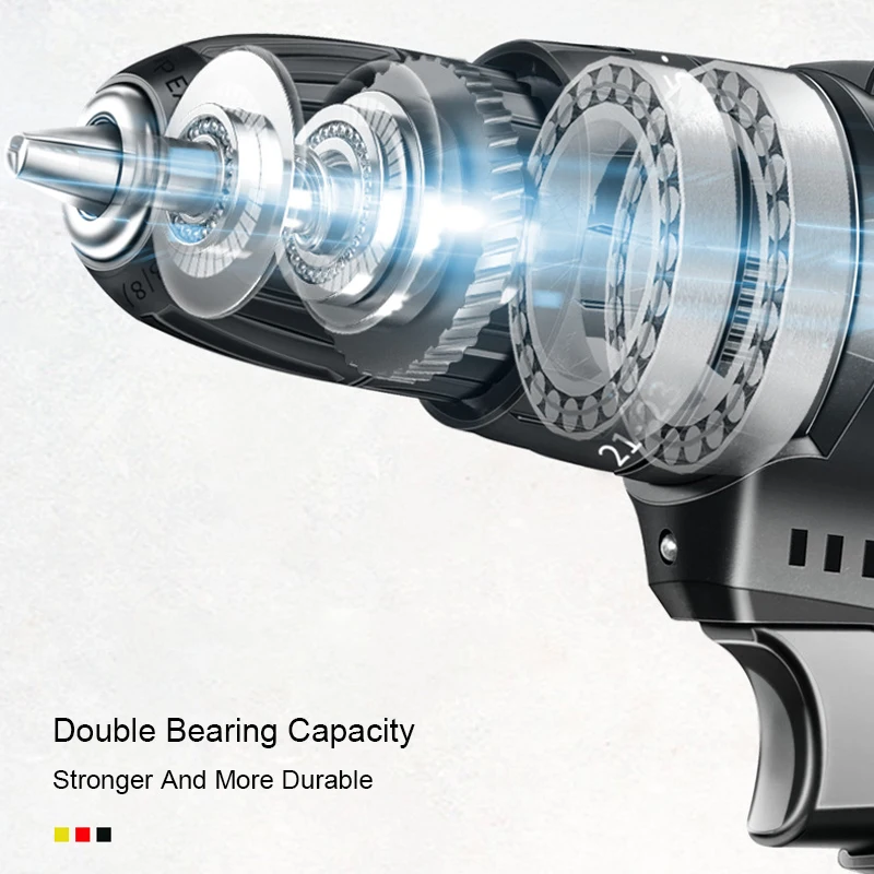48V Cordless Electric Screwdriver With 2 Battery