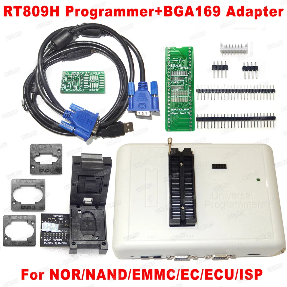 RT809H Программирование Nand Flash с BGA169/BGA153 BGA48 BGA63 BGA64 адаптер Бесплатная доставка |