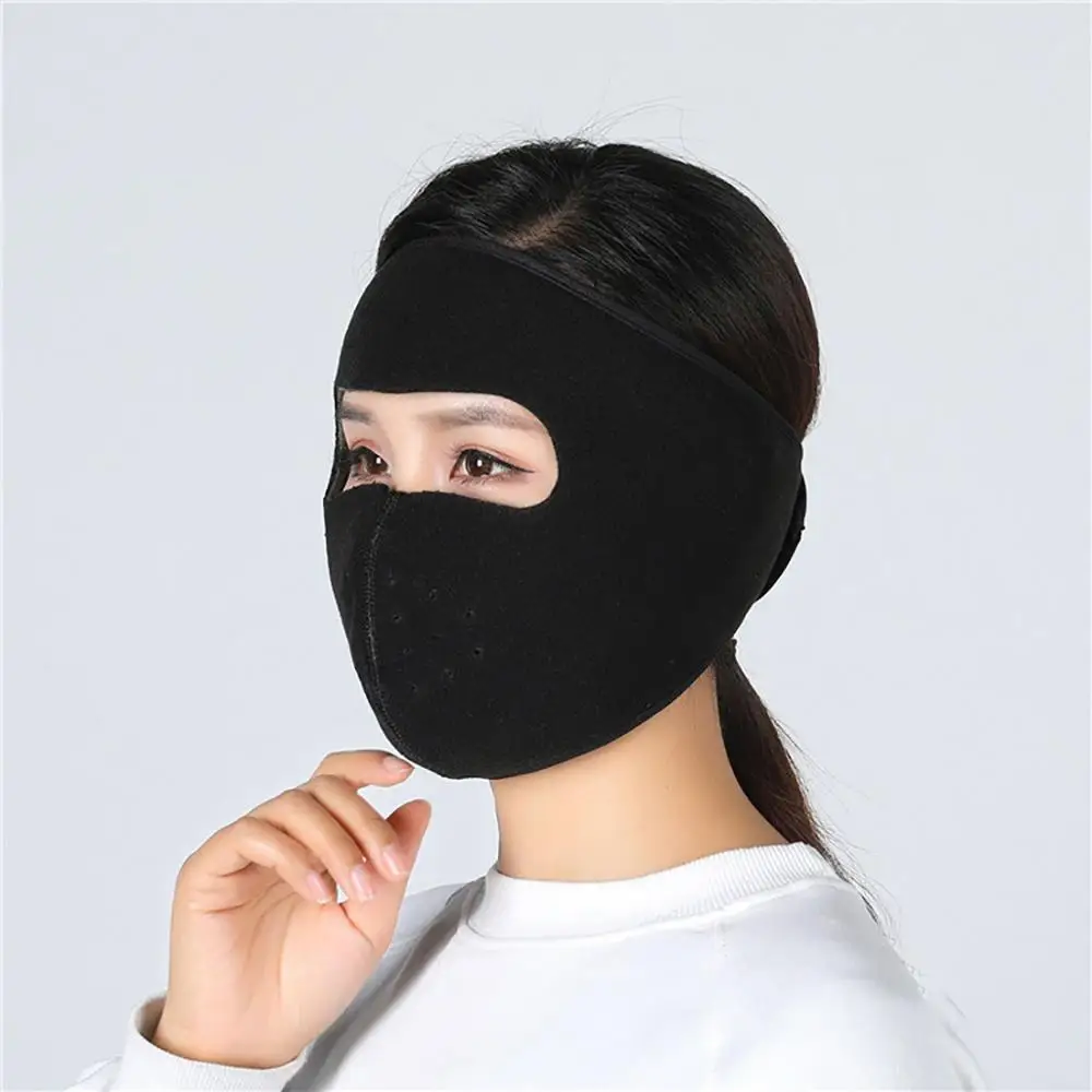 

2PC Men Women Winter Warm Mask Fleece Earmuffs Riding Ski Snowboard Half Face Mask mascara ciclismo hombre W@