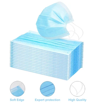 

mondkapjes mask for face 3-layer mask Face Mouth Masks Disposable Anti-Dust Masks Earloops Masks mascarillas cubrebocas