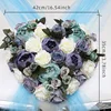 1 set Artificial Flower Wedding Car Decor Kit Romantic Silk Fake Rose Peony Flowers Valentine's Day Gift Party Festival Supplies ► Photo 2/6