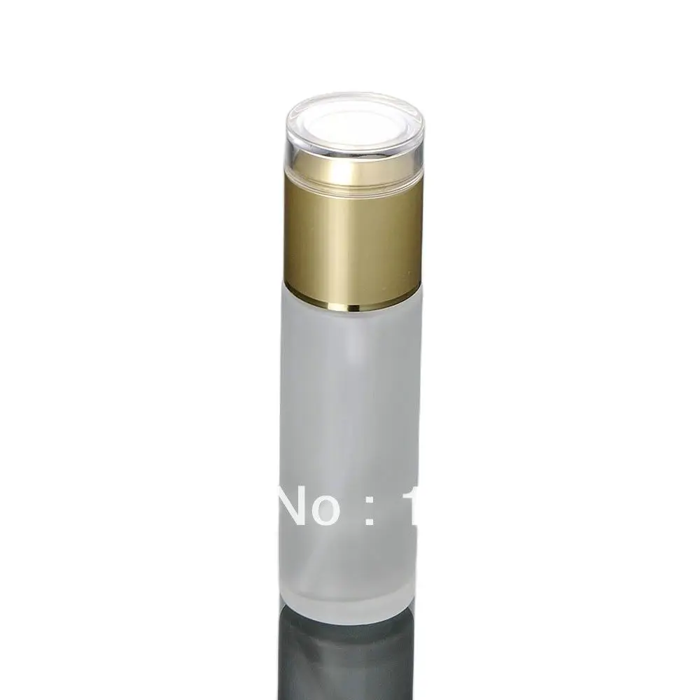 

80ML frosted glass bottle with golden lid