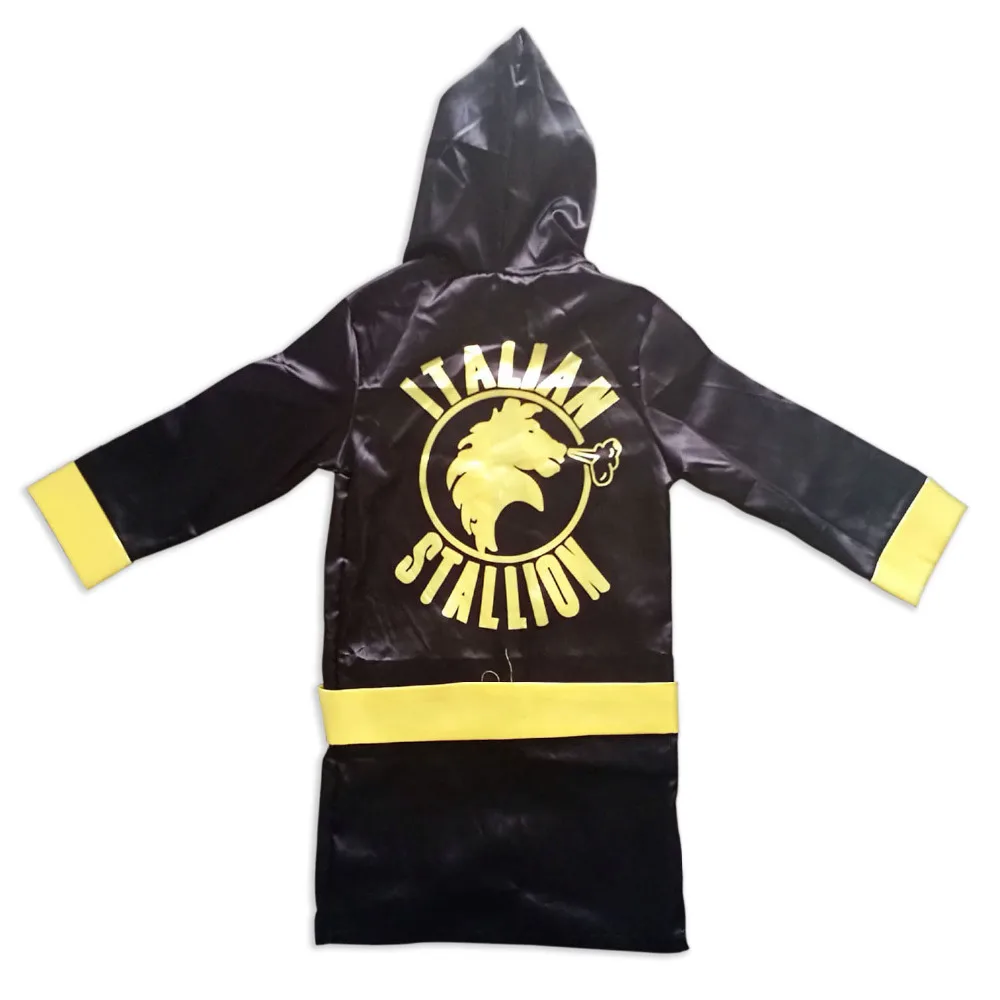 Боксерский костюм для мальчиков Детский Рокки Бальбоа халат из фильма Аполлон