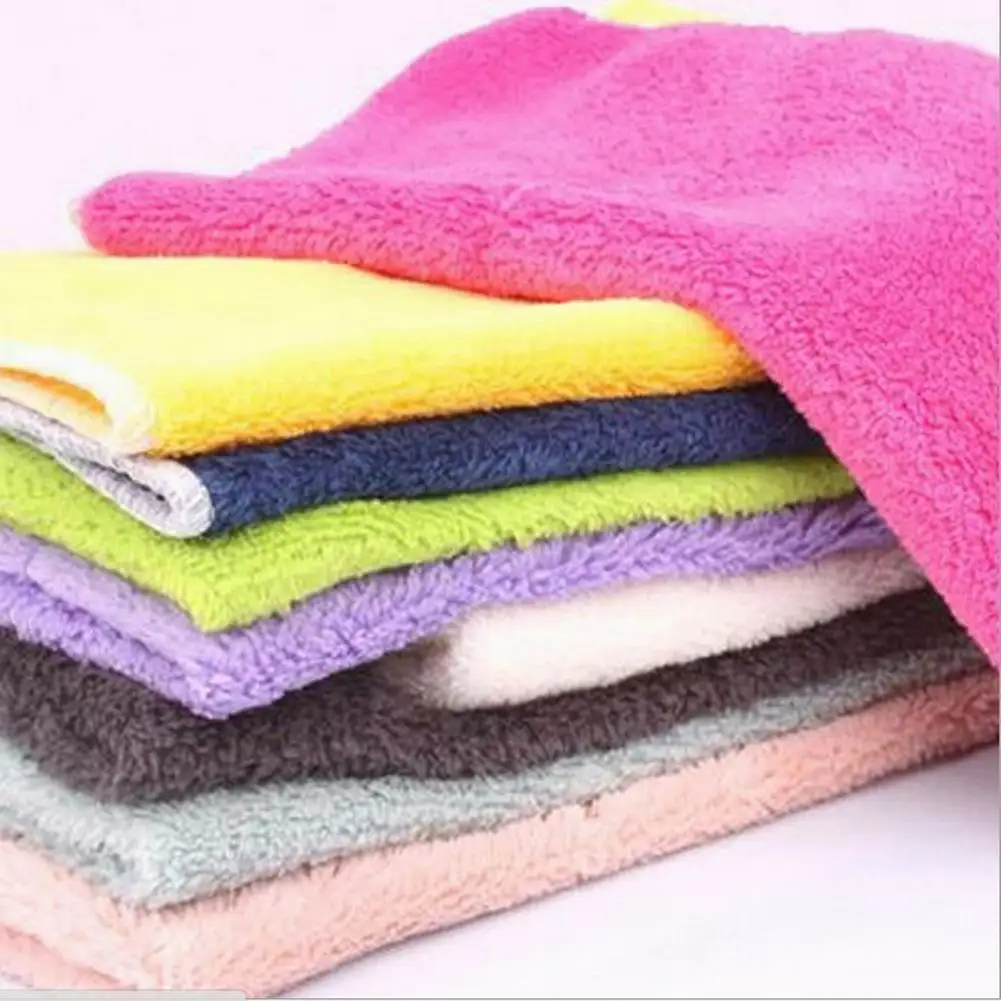 

Kitchen Cleaning Towels Super Absorbent Microfiber Dish Towels Anti-grease Wiping Rags Household Kitchen Cleaning Towels