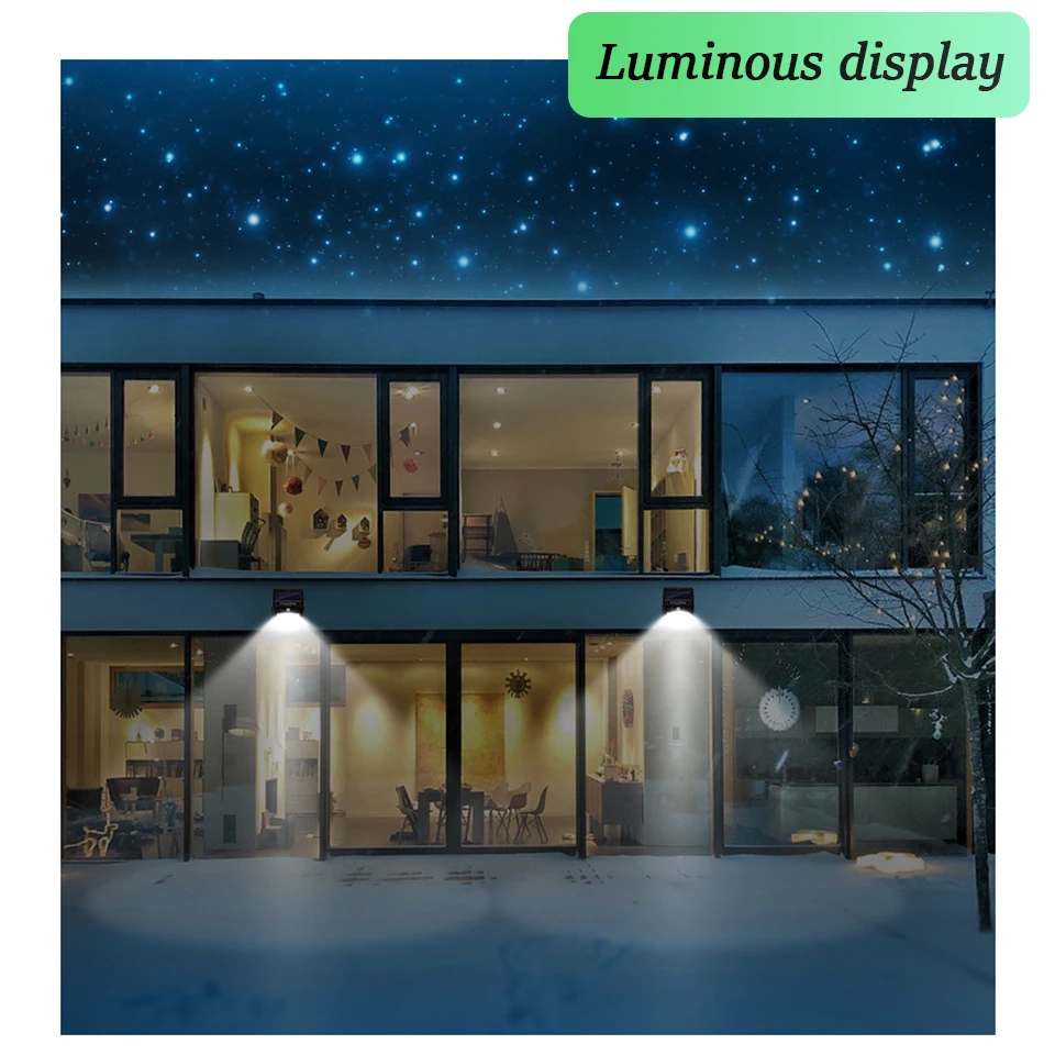 Noite com Sensor De Movimento Solar Lâmpada