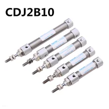 CDJ2B Тип Мини Пневматический воздушный цилиндр двойного действия один стержень 10 мм Диаметр 10~ 150 мм ход CDJ2B10