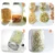 1Set Seed Sprouter Всхожесть Крышка Комплект Прорастание mason jar набор с кронштейном крышка фильтра из нержавеющей стали mason jar