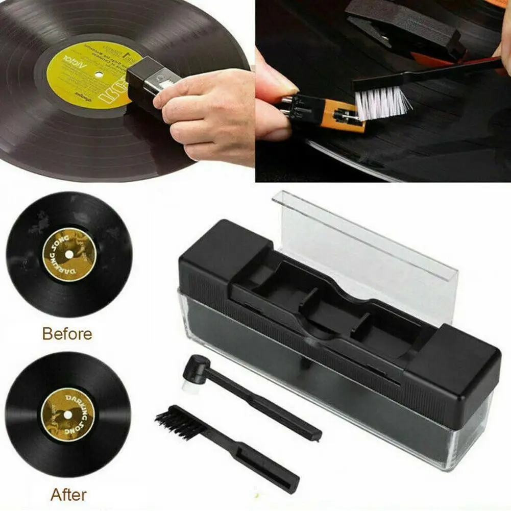 AntiStaticVinylRecordCleanerCleaningBrushDustRemoverforVinyl