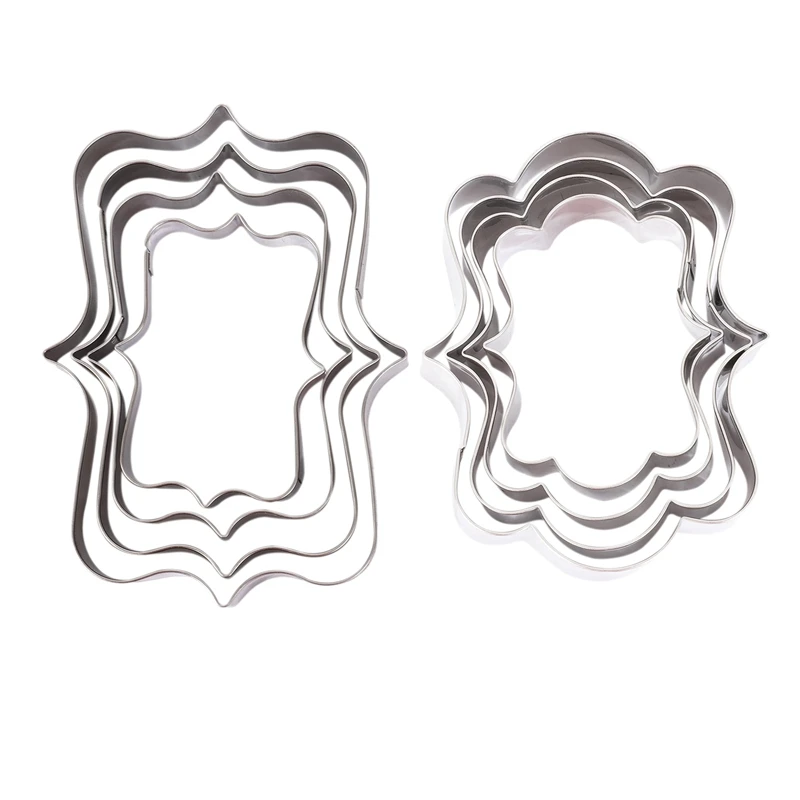 8 шт. Европейская свадебная рамка формочки для печенья инструменты из