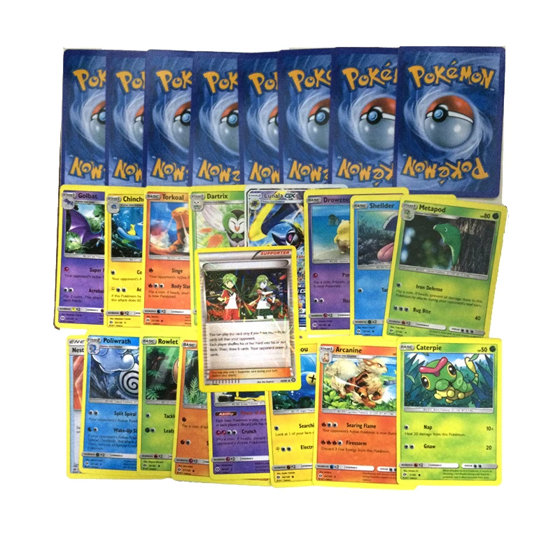 Takara Tomy PTCG Pokemon Cards 33 шт. GX EX MEGA Flash Card Sword Shield Sun Moon коллекционный Подарок детская