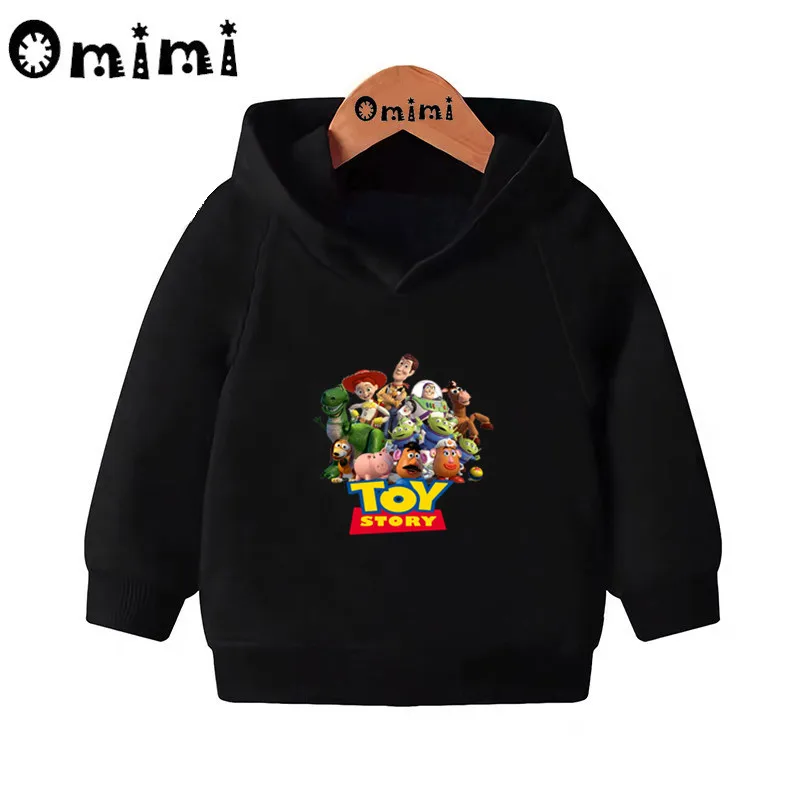 Toy Story Базз Лайтер/Вуди толстовки детские толстовки с капюшоном крутой пуловер для малышей топы для девочек и мальчиков, осенняя одежда KMT5318