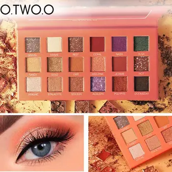 

Cosmetology Sweatproof Pearlized Eyeshadow Matte Eye Shadow 18 Colors 27g Fashion Lasting Beauty Health