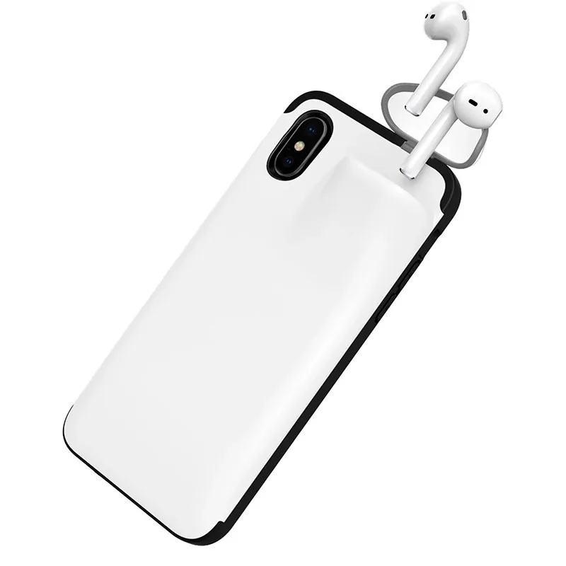 

2 in 1 Case for Airpods & Phone Case for iPhone 11 Pro Max 11 Pro XS Max XS XR X 7 8 Plus Wireless earphone Storage Case Hybrid
