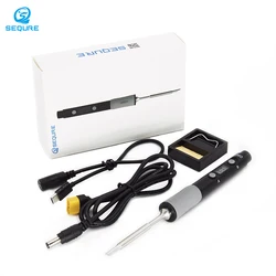 SEQURE – fer à souder électrique Intelligent SQ D60B, Mini fer à souder électrique Intelligent, affichage numérique LED Intelligent, Portable, température réglable DC12 24V 