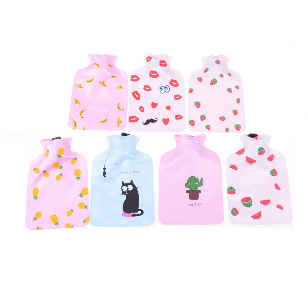 Cartoon Hand Warm Water Bottle Cute Mini Hot Bottles Small Portable Warmer Injection Storage Bag Tools | Бытовая техника