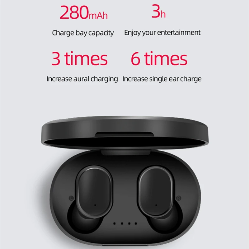 NEW TWS Earphone Bluetooth 5 0 Earphones Wireless Headphone Voice Control ANC Earbuds Chager Power Bank for Xiaomi Apple Huawei
